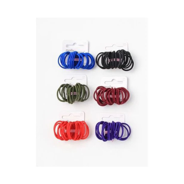 Picture of 77187- 20 small size School coloured snag free elastics